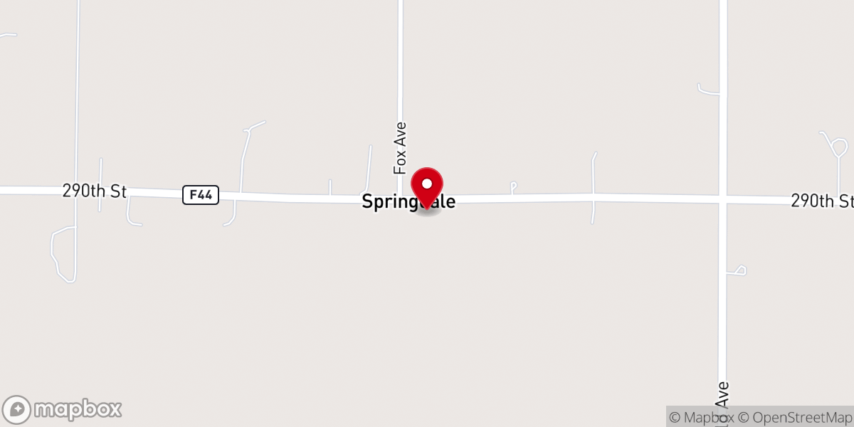Map showing location of Springdale Methodist Church
