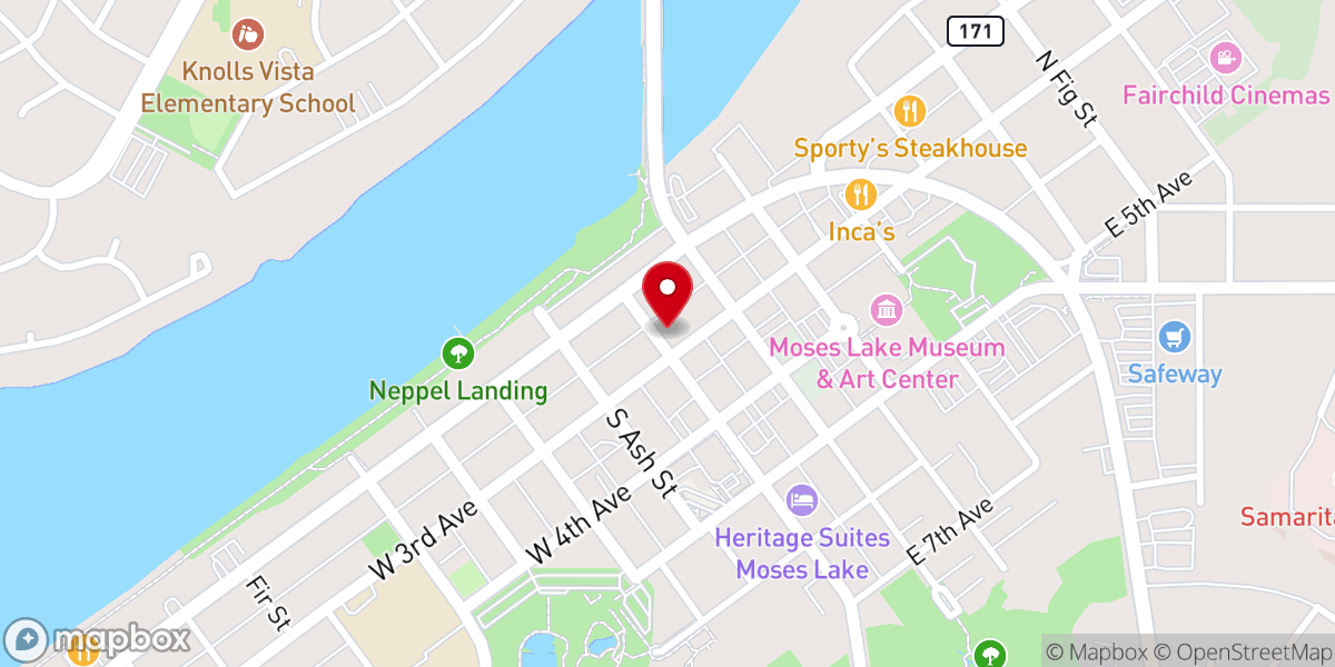 Map showing location of Hearts Abandoned Ministries