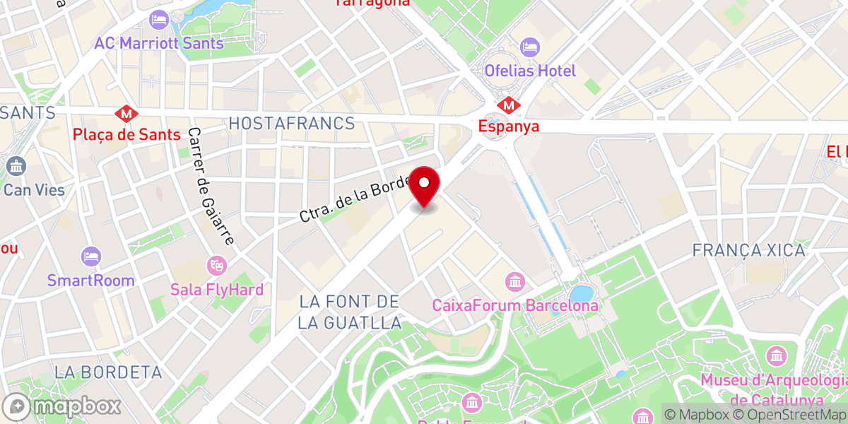 Map showing location of Iglesia Centro De Ayuda Cristiano Barcelona