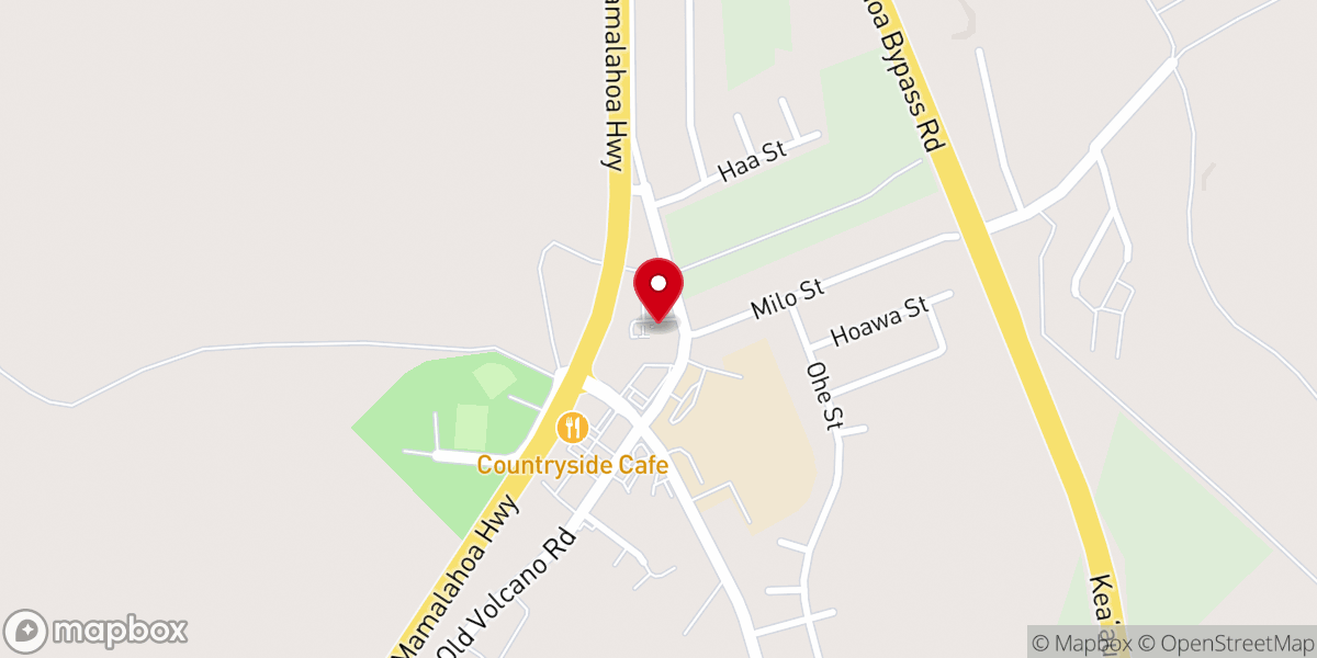 Map showing location of Puna Hongwanji Mission