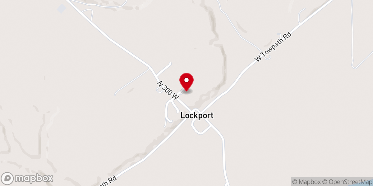 Map showing location of Lockport Church