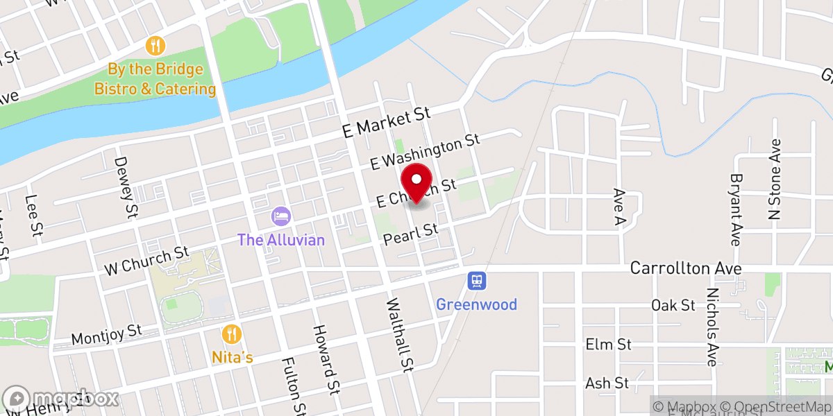 Map showing location of Delta Streets Ministries Inc