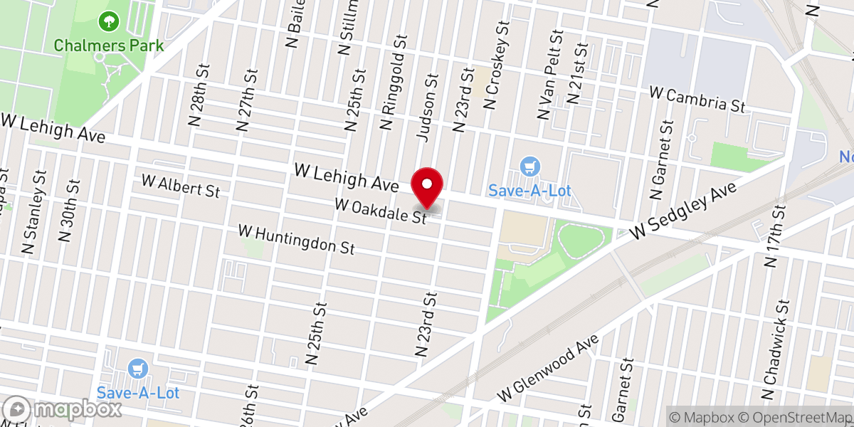 Map showing location of City Temple Baptist Church Inc