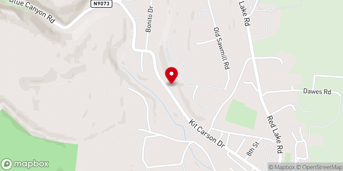 Map showing location of Navajo Bible Church