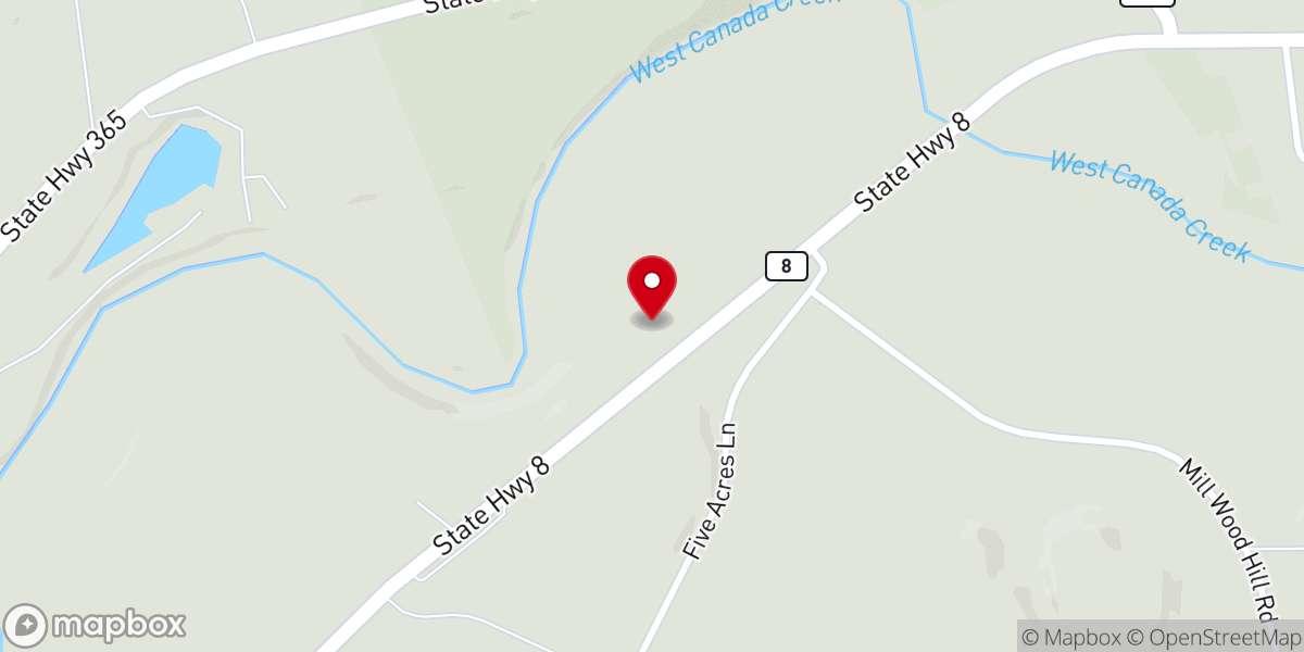 Map showing location of New Life Chapel