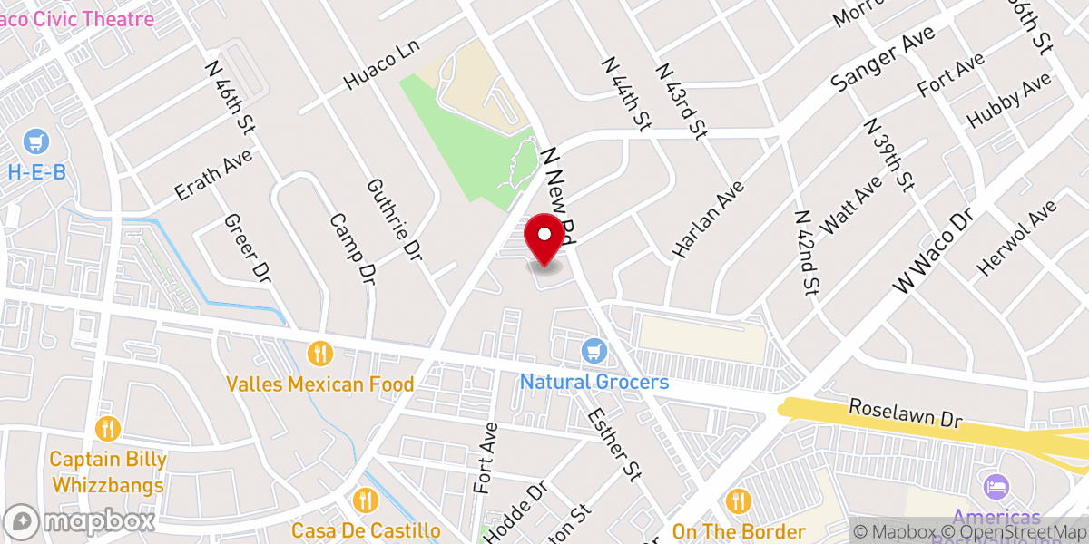 Map showing location of St Matthew Lutheran Church