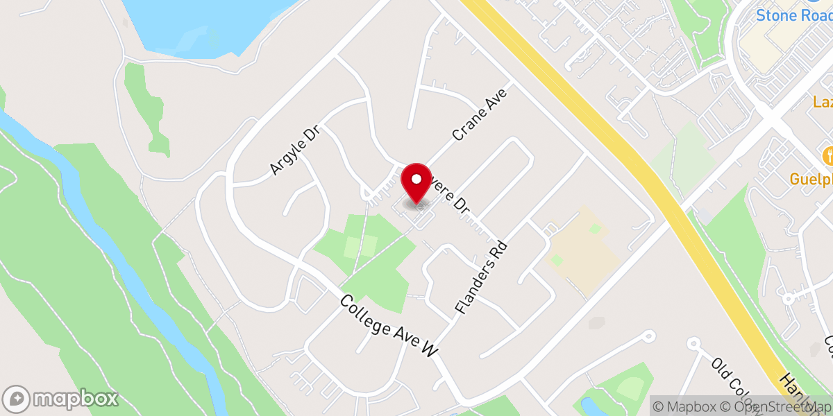 Map showing location of Kortright Presbyterian Church