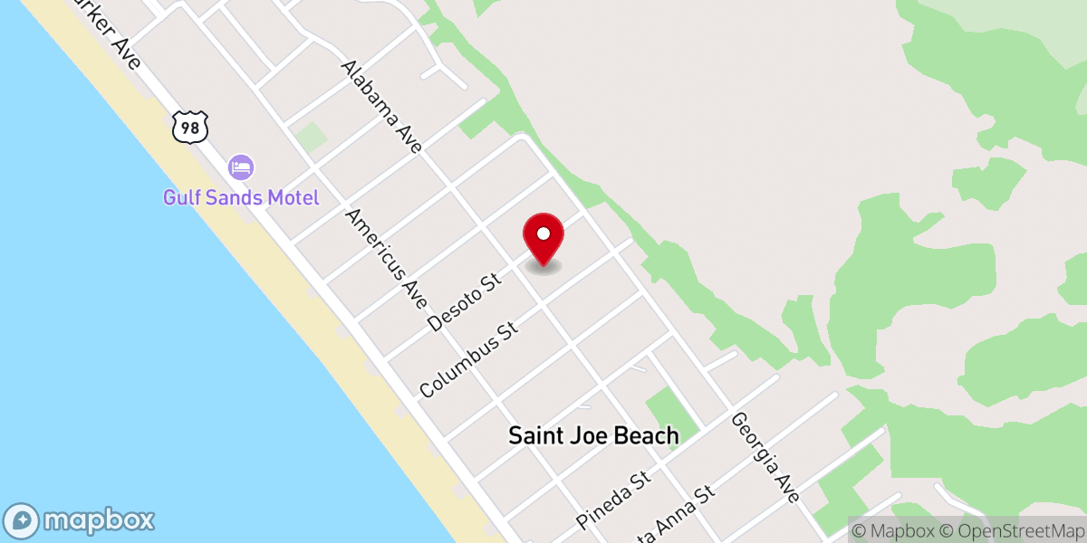 Map showing location of Beach Baptist Chapel