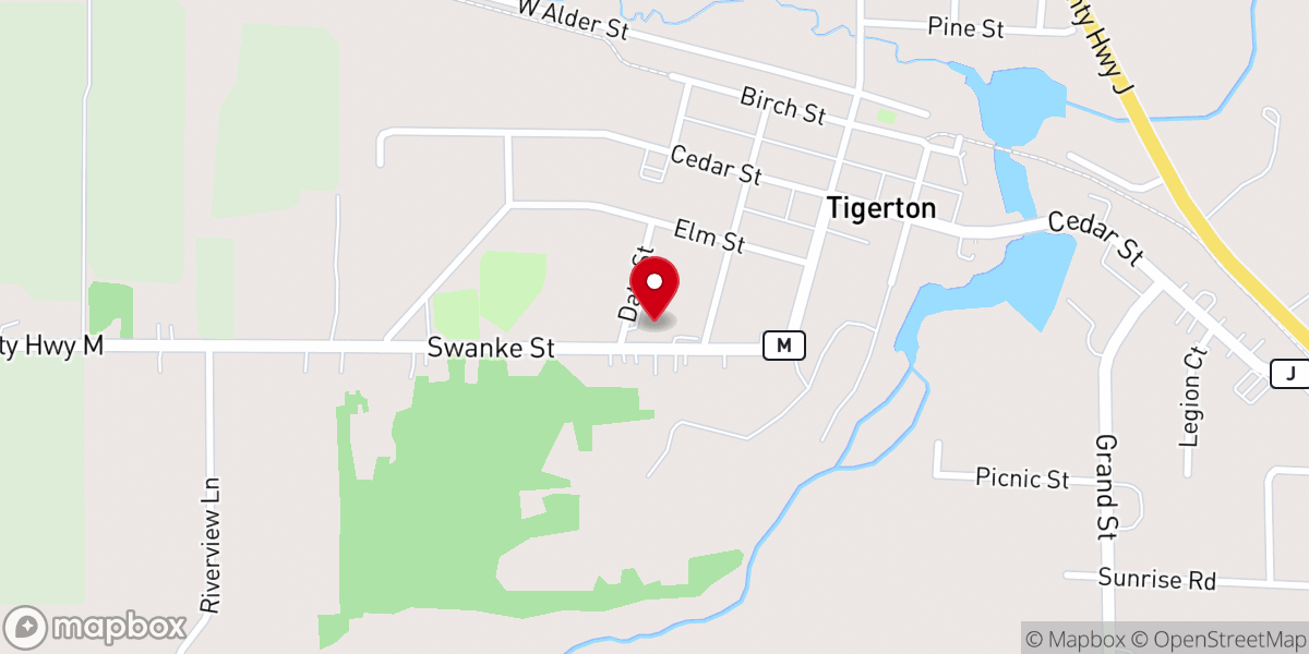 Map showing location of St Anthony's Catholic Church