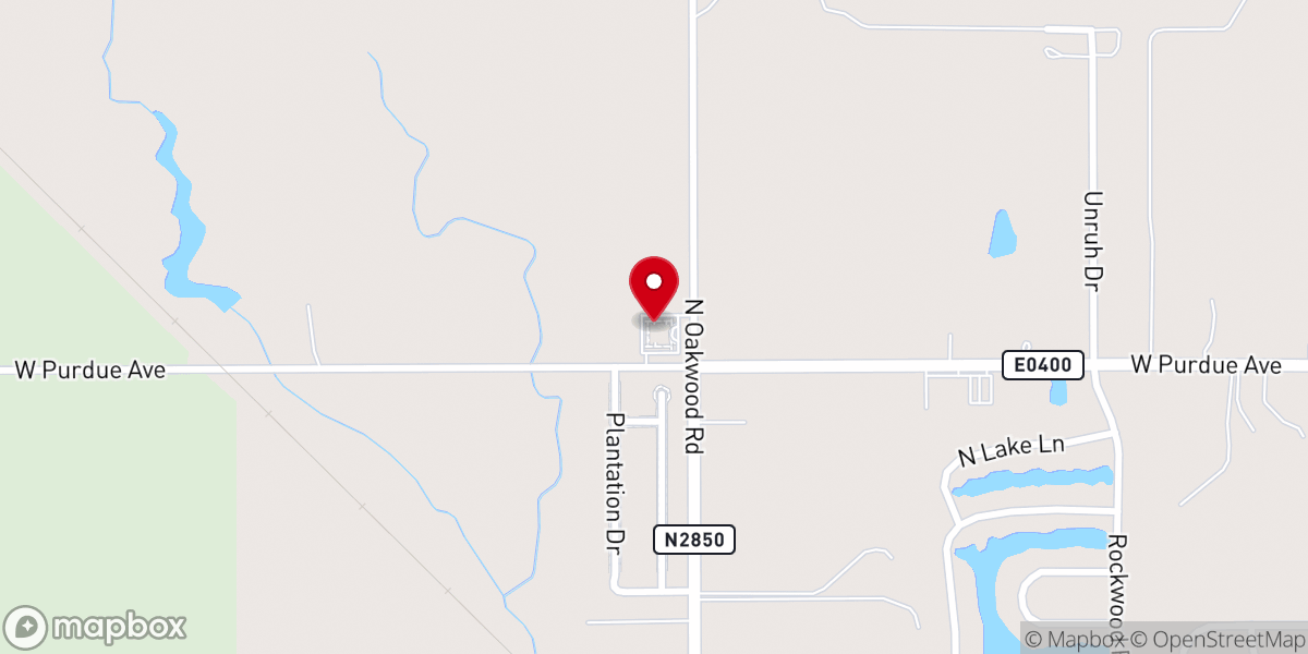 Map showing location of Grace Mennonite Church