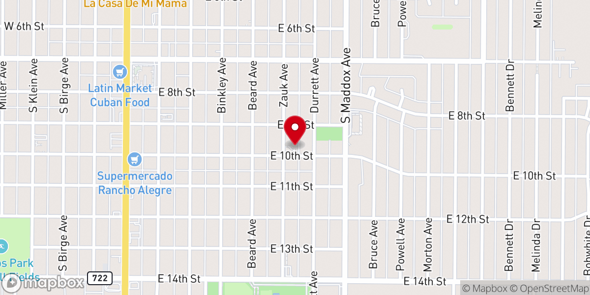 Map showing location of Iglesia Pentecostal Unida La Senda Antigua UPCI