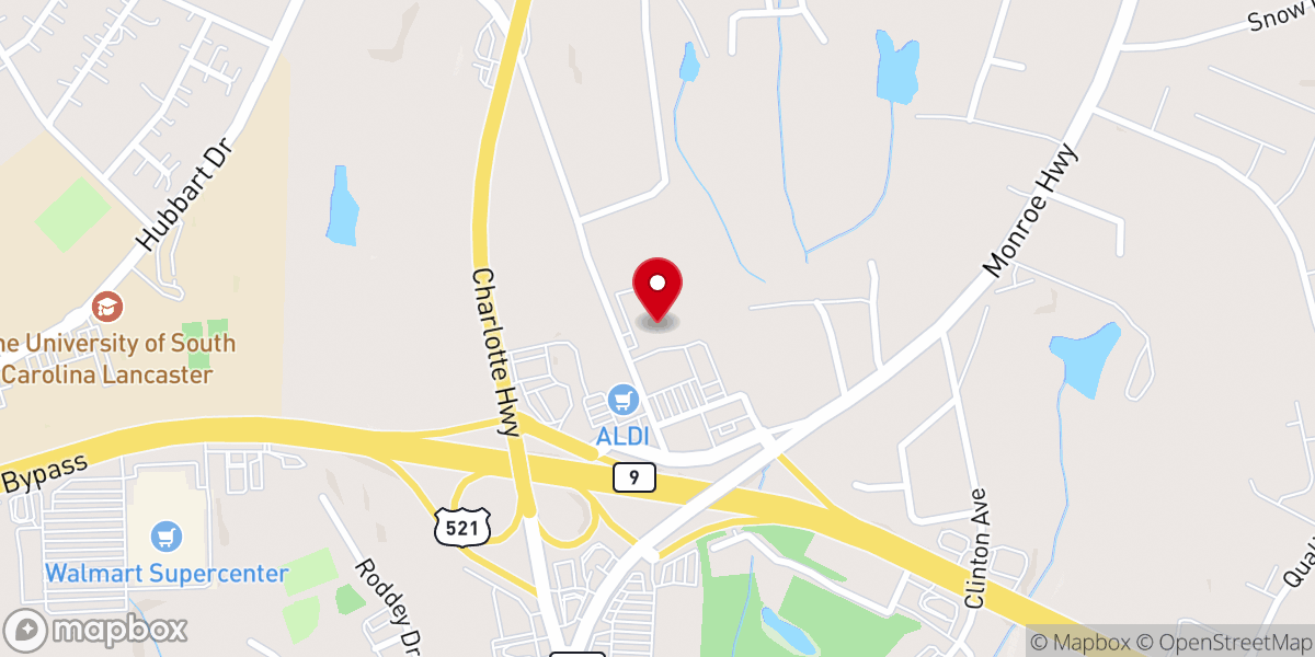 Map showing location of Northside Mission Church
