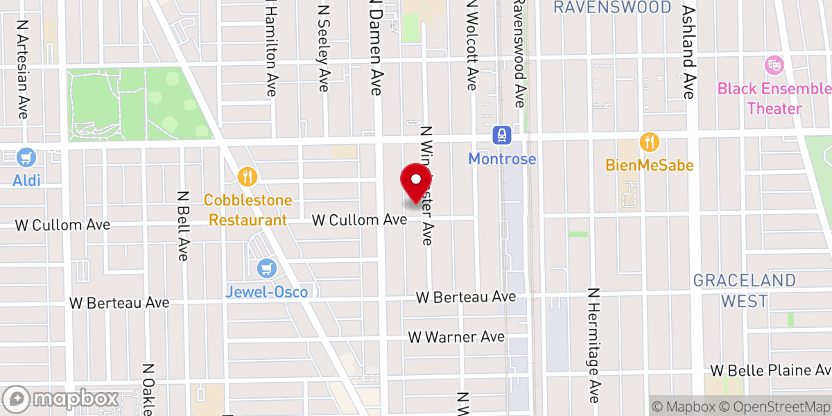 Map showing location of Pilgrim Lutheran Church and School