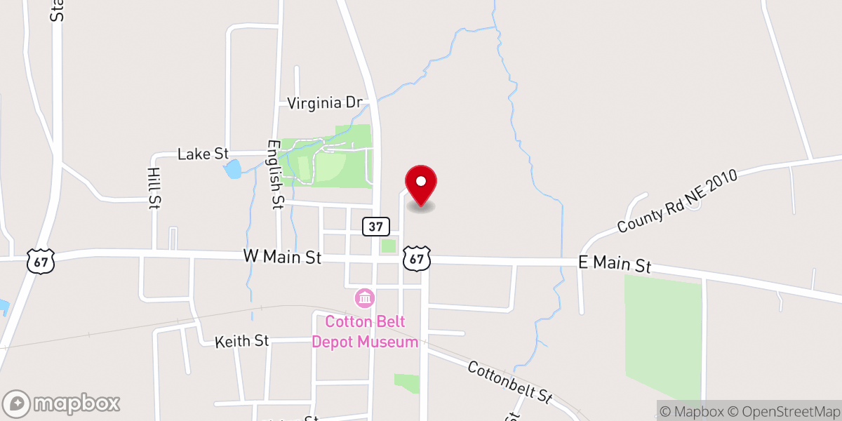 Map showing location of The Glove Factory
