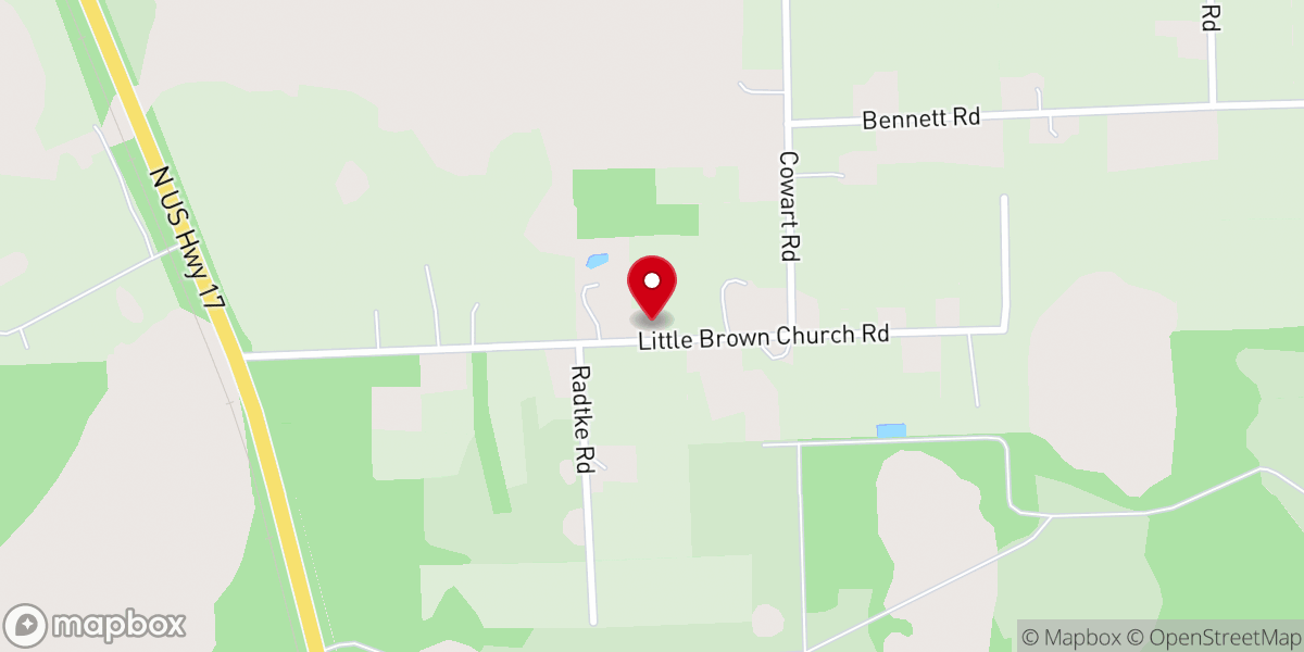 Map showing location of El Shaddai Pentecostal Church Inc