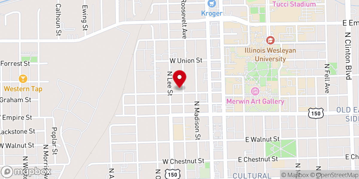 Map showing location of Faith Fellowship Church