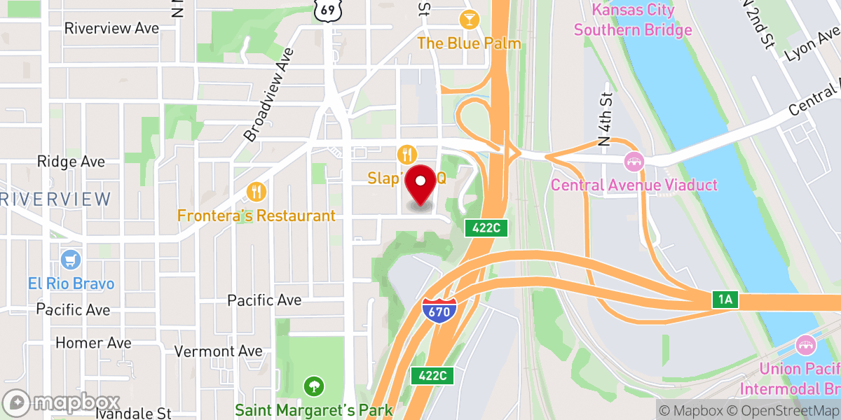 Map showing location of Old Holy Trinity Orthodox Church