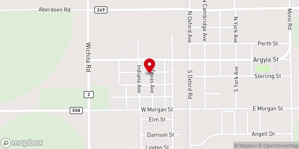 Map showing location of Saint Catherine's Catholic Church