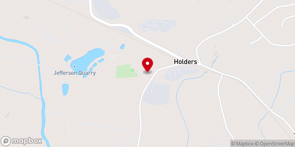 Map showing location of Academy Baptist Church