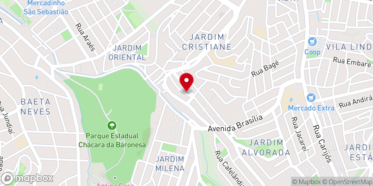 Map showing location of Igreja Pentecostal Assembleia dos Santos