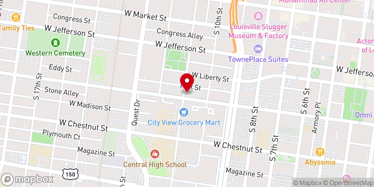 Map showing location of Church of Our Merciful Saviour