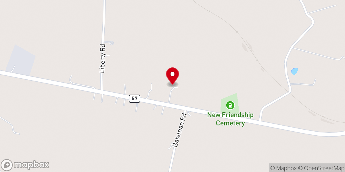 Map showing location of Gospel Center Temple Church of God in Christ