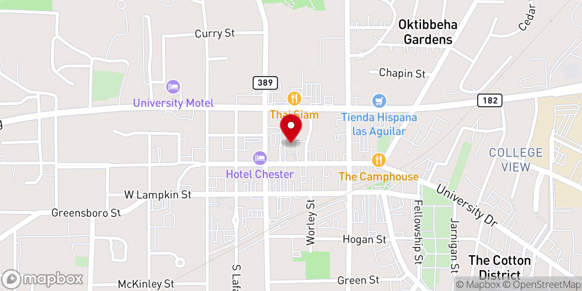 Map showing location of Cry Room