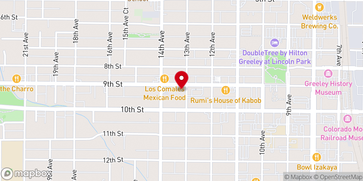 Map showing location of Reformation Baptist Church