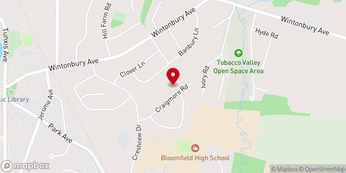 Map showing location of New Horizon Baptist Church