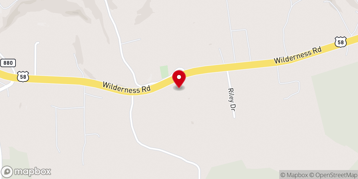 Map showing location of Friendship Missionary Baptist Church