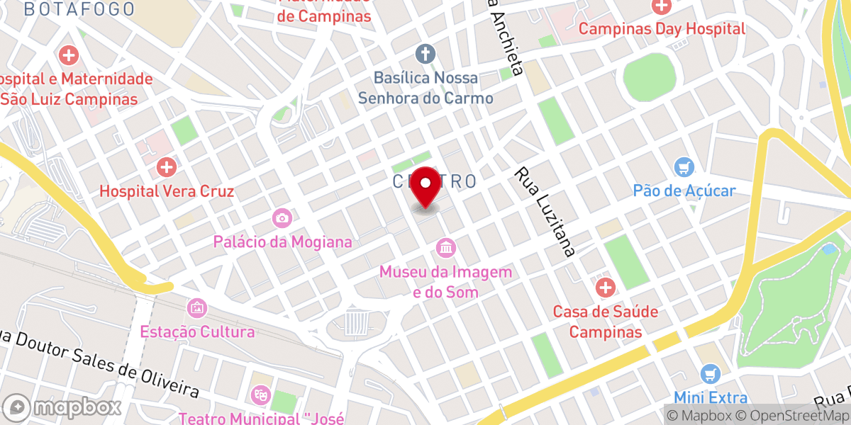 Map showing location of Catedral Metropolitana de Campinas Nossa Senhora da Conceição