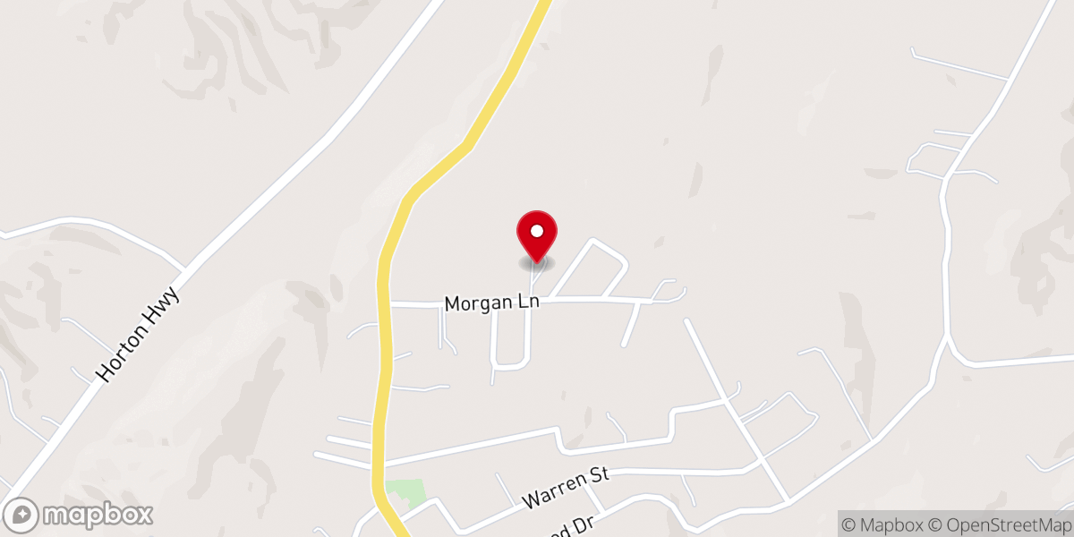 Map showing location of Landmark Baptist Church