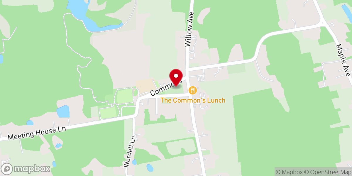 Map showing location of Little Compton Historic District