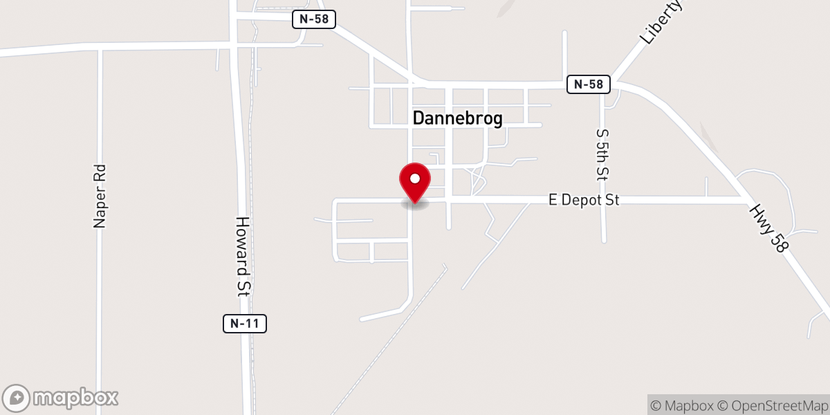 Map showing location of Our Saviour's Lutheran Church