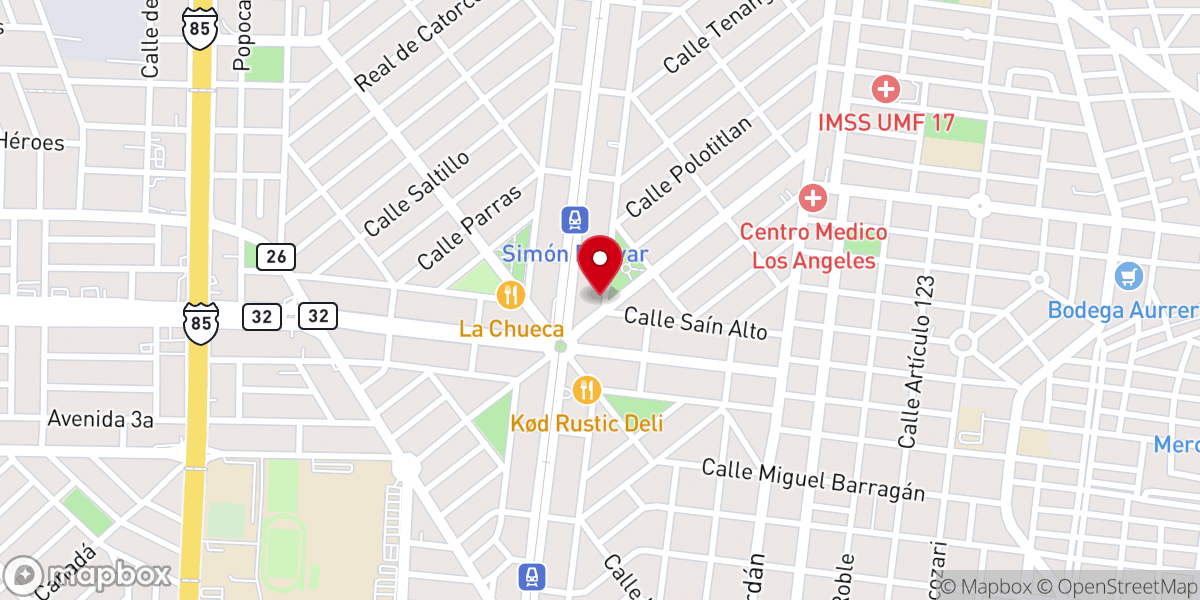 Map showing location of CENTRO PARA LA PLANTACIÓN DE IGLESIAS