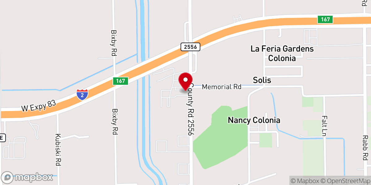 Map showing location of Mount Calvary Christian Church
