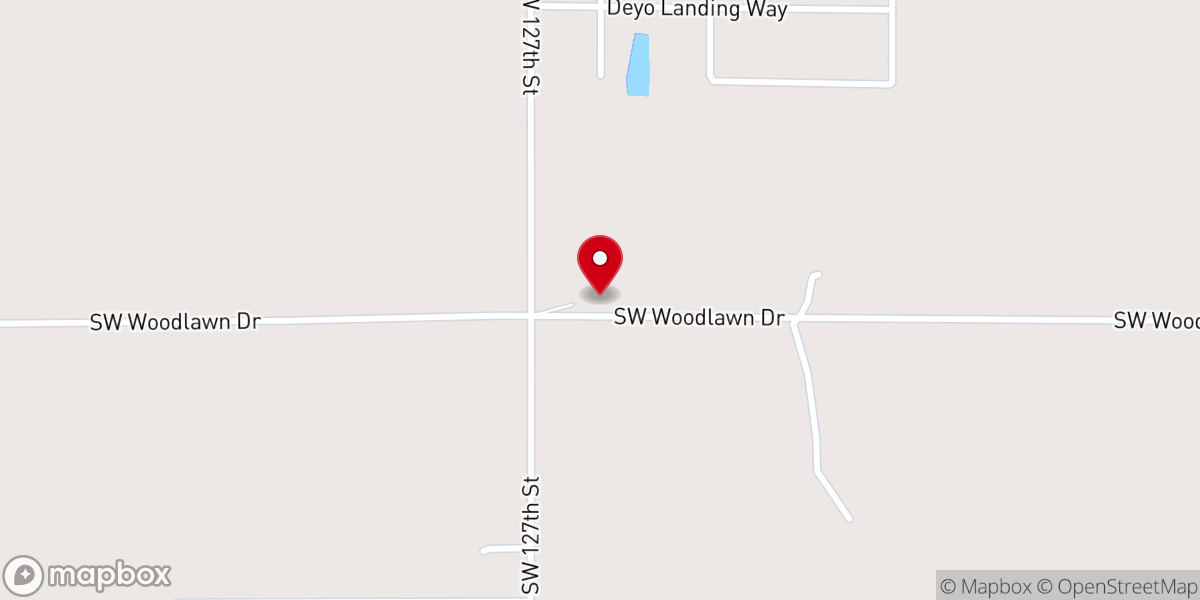 Map showing location of Wesley Chapel United Methodist Church