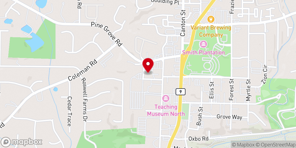 Map showing location of RUMC Dodson House_Youth Ministry