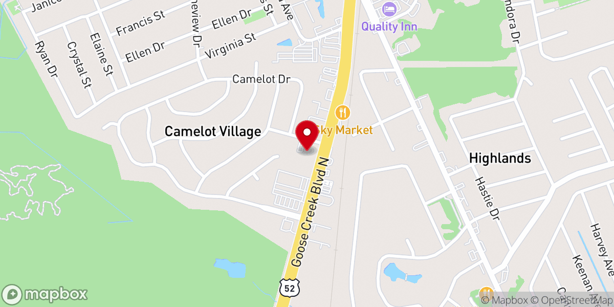 Map showing location of North American Lutheran Church