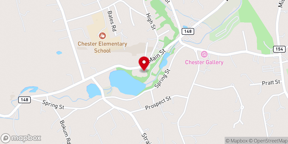 Map showing location of United Church of Chester