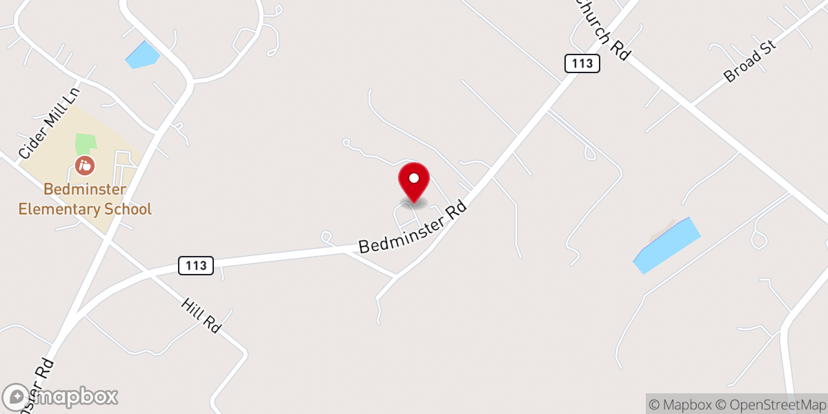 Map showing location of Solomons United Church of Christ