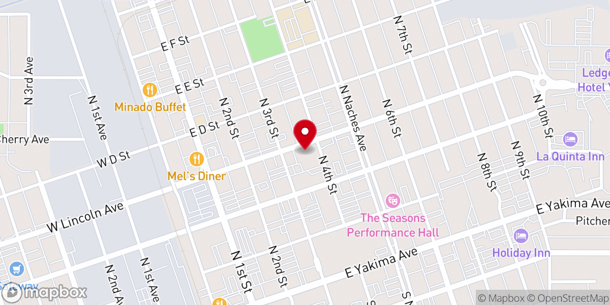 Map showing location of St. Joseph Catholic Church