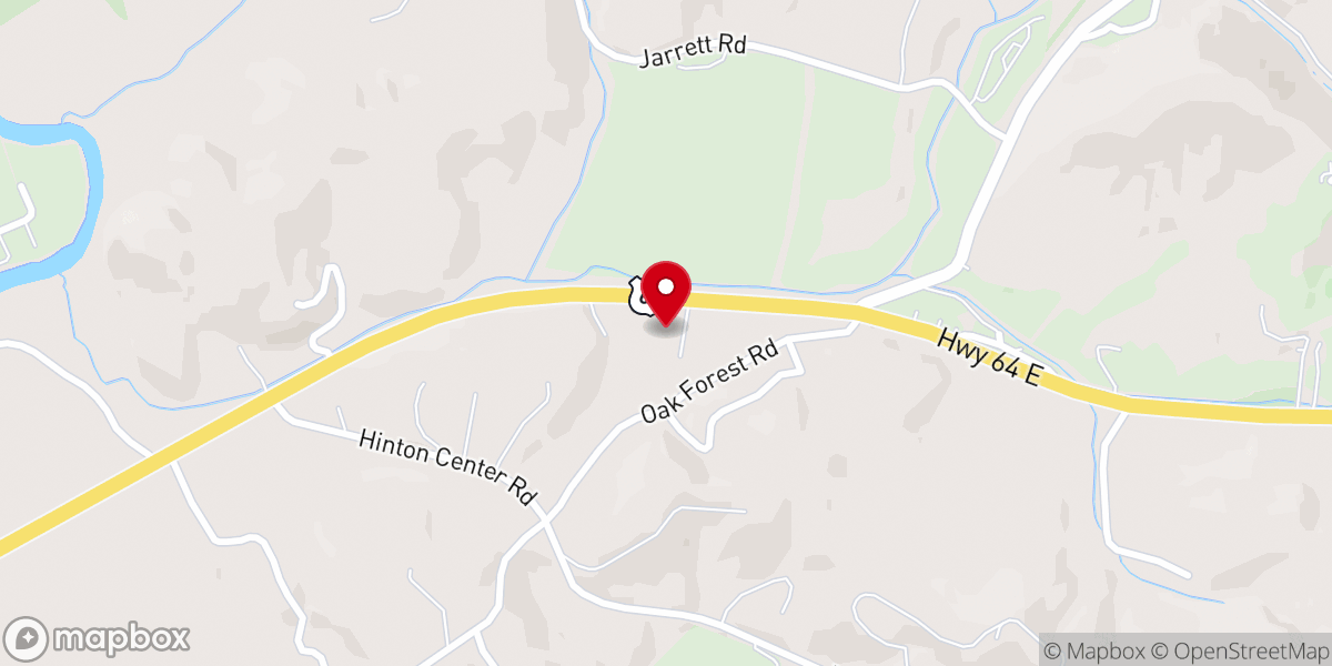 Map showing location of Catalyst Church Hayesville