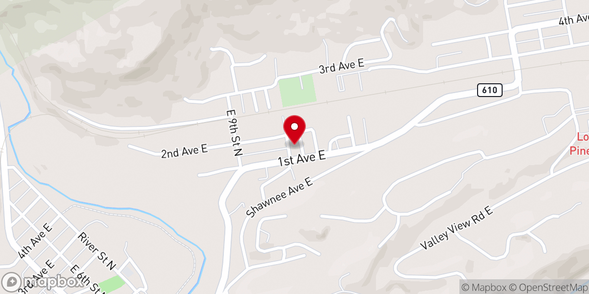 Map showing location of Kings Christian Academy