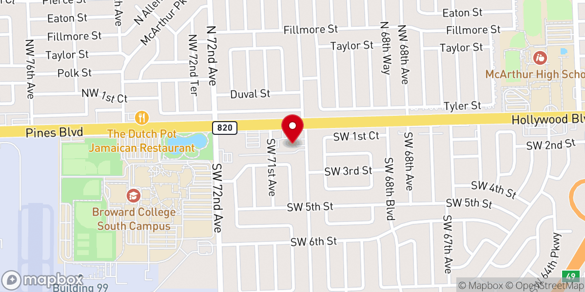 Map showing location of The Immanuel Temple
