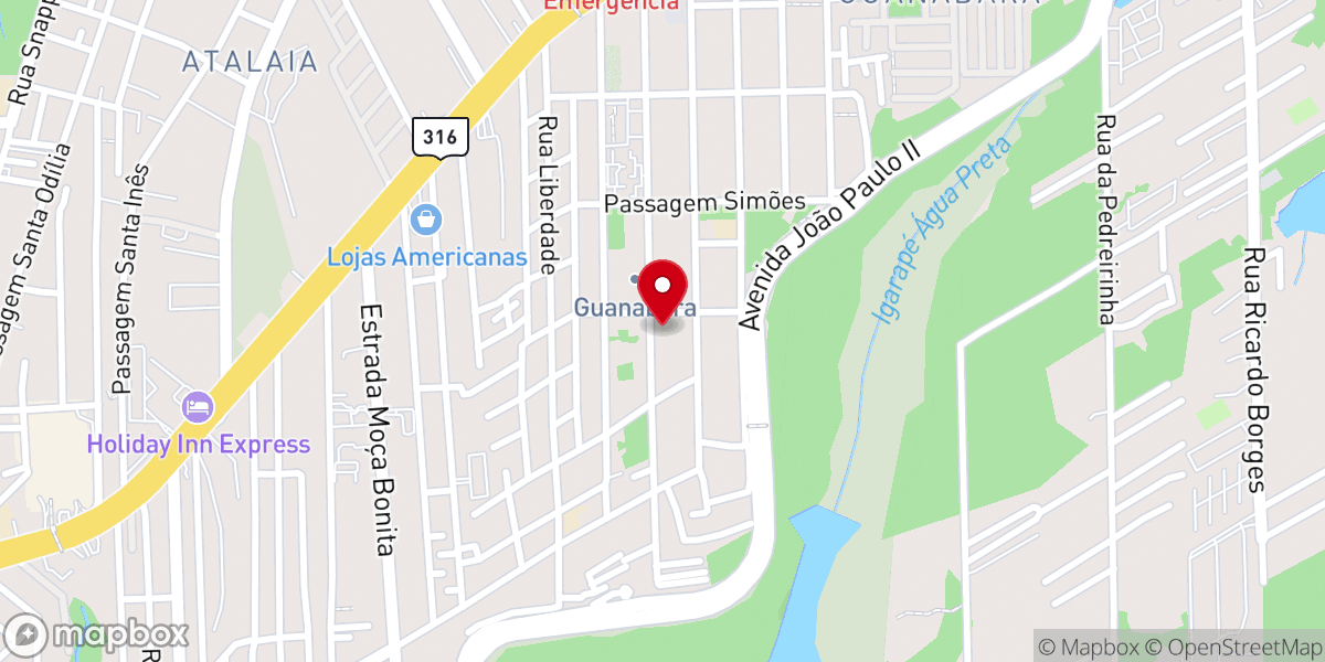 Map showing location of ASSEMBLEIA DE DEUS