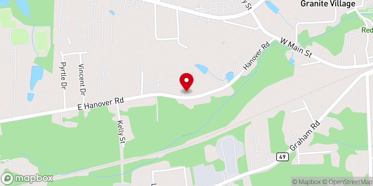 Map showing location of Graham Village