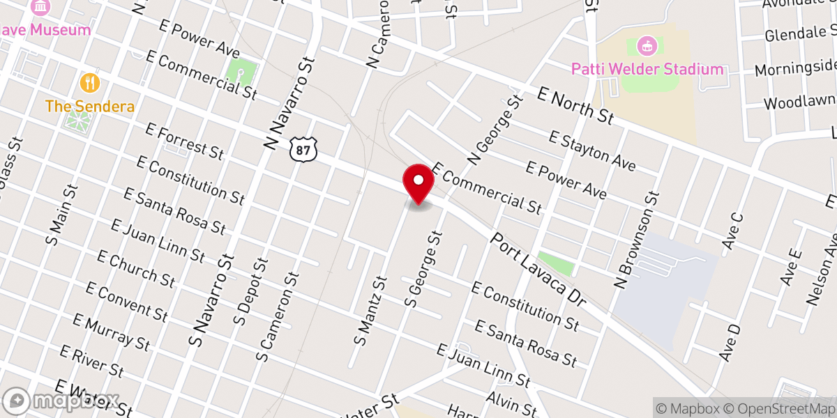 Map showing location of Centro Cristiano Victoria Tx