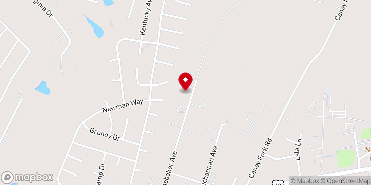 Map showing location of Redeeming Grace Chapel Bardstown