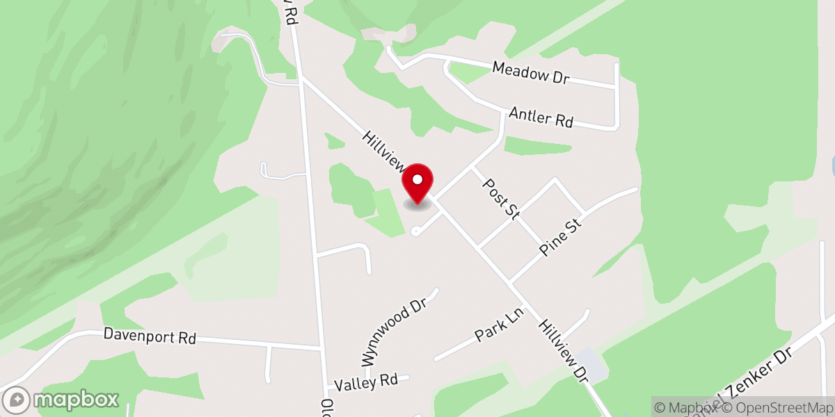 Map showing location of Hillview United Methodist Church of Big Flats